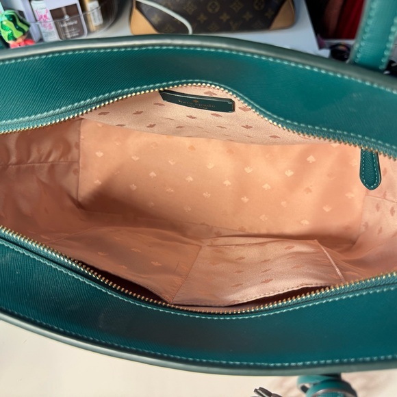 Kate Spade Pink Tote with Pineapple Design - Picture 4 of 4